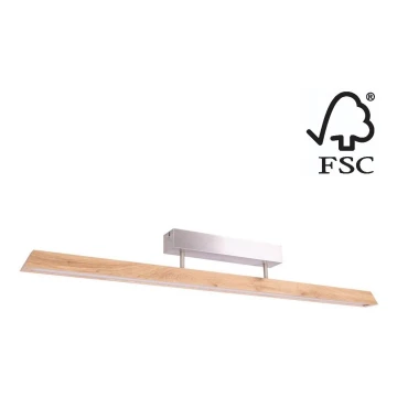 LED Dimmelhető csillár DEROTT 3xLED/14W/230V tölgy – FSC igazolt