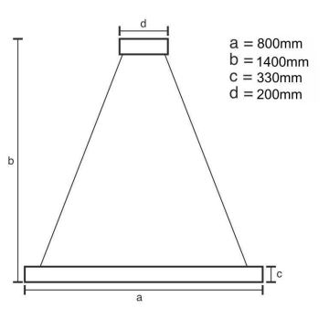 LED Dimmelhető kristály csillár zsinóron LED/110W/230V 3000-6500K arany + távirányítás