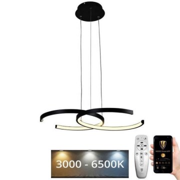 LED Dimmelhető csillár zsinóron LED/50W/230V 3000-6500K + távirányító