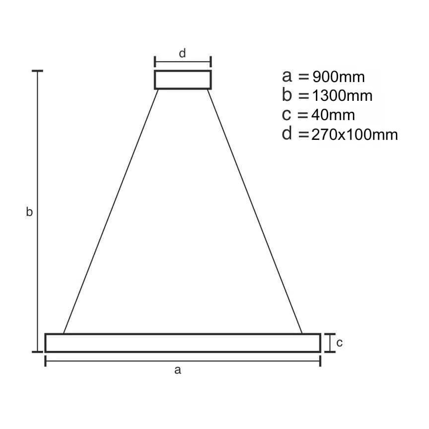 LED Dimmelhető csillár zsinóron LED/55W/230V 3000-6500K + távirányítás