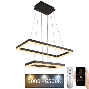 LED Dimmelhető csillár zsinóron LED/65W/230V 3000-6500K + távirányító