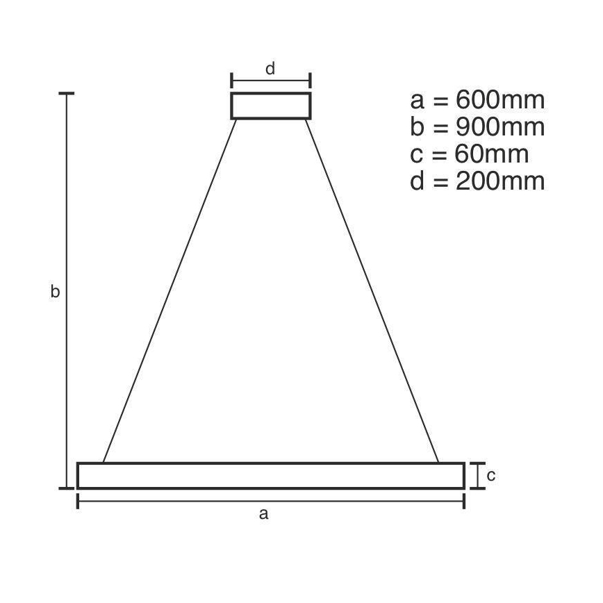 LED dimmelhető csillár zsinóron LED/85W/230V 3000-6500K + távirányítás