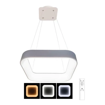 LED Dimmelhető csillár zsinóron NEST LED/40W/230V 3000-6500K szürke