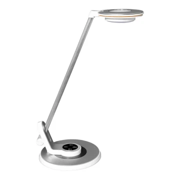 LED Dimmelhető érintős asztali lámpa LIMA LED/8W/230V USB ezüst