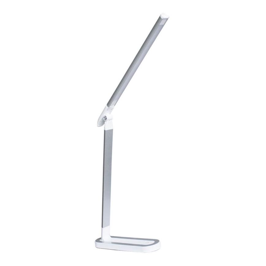 LED Dimmelhető érintős asztali lámpa MADERA LED/7W/230V USB fehér