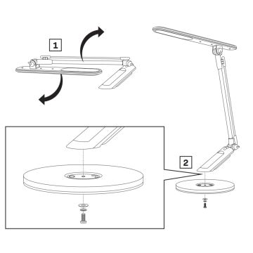 LED Dimmelhető érintős asztali lámpa OPTIMUM LED/7W/230V USB 3000/4000/6000K fehér