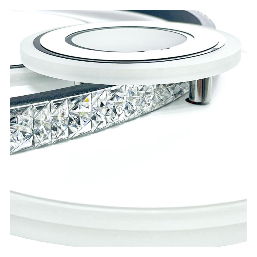 LED Dimmelhető felületre szerelhető csillár LED/80W/230V 3000-6500K + távirányító