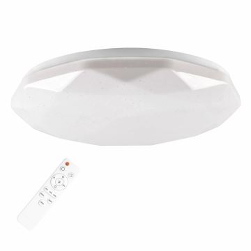 LED dimmelhető fürdőszobai lámpa GALAXY LED/48W/230V átm. 38 cm 3000-6000K IP44 + távirányítás