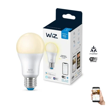 LED Dimmelhető izzó A60 E27/8W/230V 2700K CRI 90 Wi-Fi - WiZ