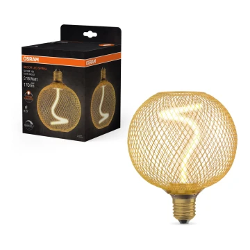 LED Dimmelhető izzó DECOR FILAMENT G125 E27/3,5W/230V 1800K arany - Osram