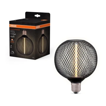 LED Dimmelhető izzó DECOR  FILAMENT G125 E27/3,5W/230V 1800K fekete - Osram