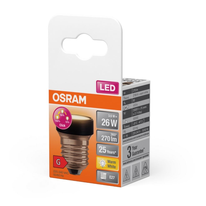 LED Dimmelhető izzó E27/3,5W/230V 2700K - Osram