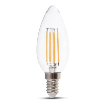 LED Dimmelhető izzó FILAMENT E14/4W/230V 3000K