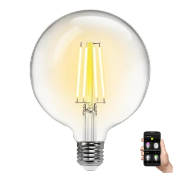 LED Dimmelhető izzó FILAMENT G125 E27/6W/230V 2700-6500K Wi-Fi - Aigostar