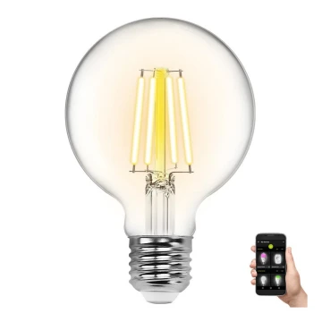 LED Dimmelhető izzó FILAMENT G80 E27/6W/230V 2700-6500K Wi-Fi - Aigostar