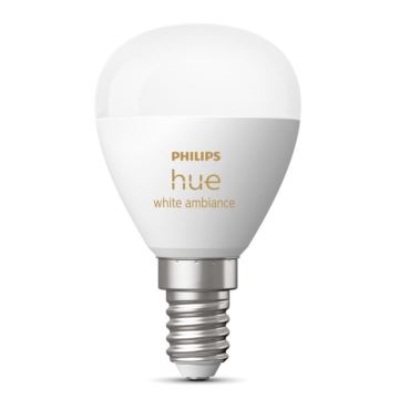 LED Dimmelhető izzó Philips Hue WHITE AMBIANCE P45 E14/5,1W/230V 2200-6500K