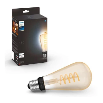 LED Dimmelhető izzó Philips Hue WHITE AMBIANCE ST72 E27/7W/230V 2200-4500K