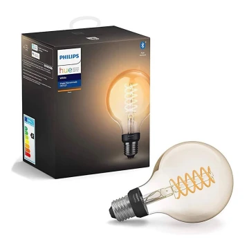 LED Dimmelhető izzó Philips Hue WHITE FILAMENT G93 E27/7,2W/230V 2100K