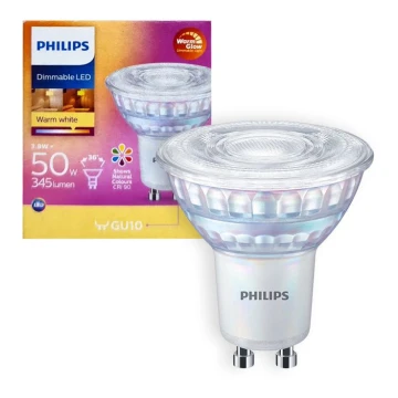 LED Dimmelhető izzó Philips Warm Glow GU10/3,8W/230V 2200-2700K CRI 90