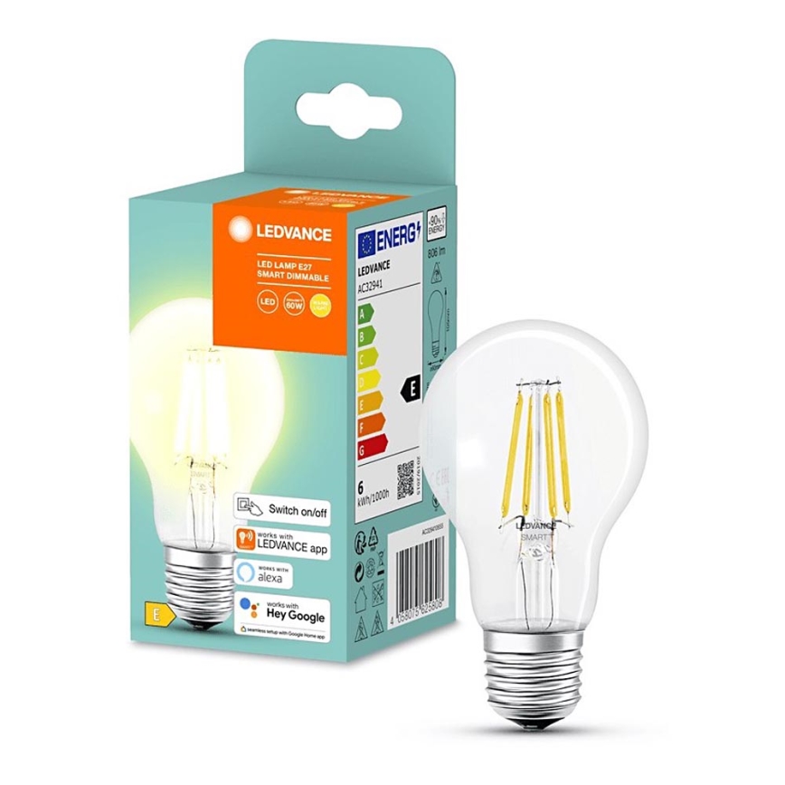 LED Dimmelhető izzó SMART+ A60 E27/6W/230V - Ledvance