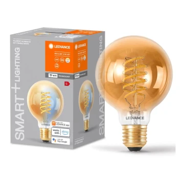 LED Dimmelhető izzó SMART+ FILAMENT GLOBE G80 E27/8W/230V 2200-5000K Wi-Fi - Ledvance