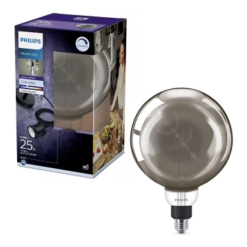 LED Dimmelhető izzó SMOKY VINTAGE Philips E27/6,5W/230V 4000K