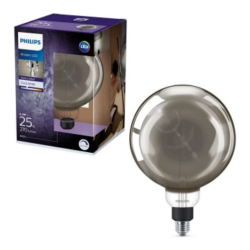 LED Dimmelhető izzó SMOKY VINTAGE Philips G200 E27/6,5W/230V 4000K