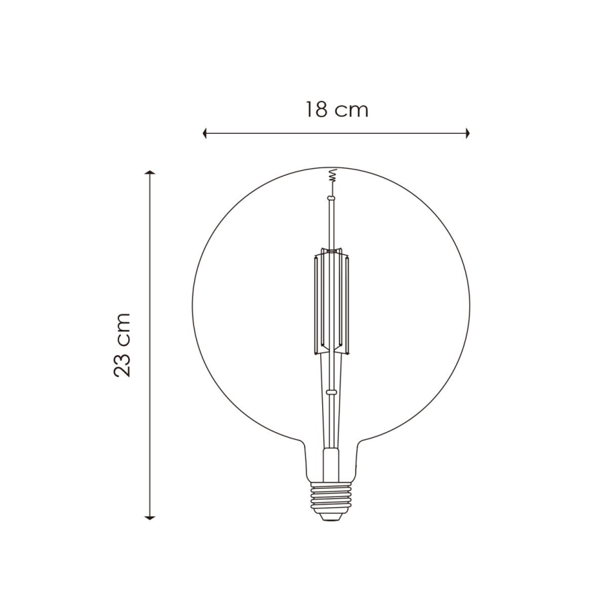 LED Dimmelhető izzó VINTAGE EDISON G180 E27/4W/230V 2700K