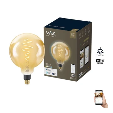 LED Dimmelhető izzó VINTAGE FILAMENT G200 E27/6W/230V 2000-5000K CRI 90 Wi-Fi - WiZ