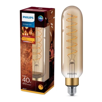 LED Dimmelhető izzó VINTAGE Philips T65 E27/6,5W/230V 2000K