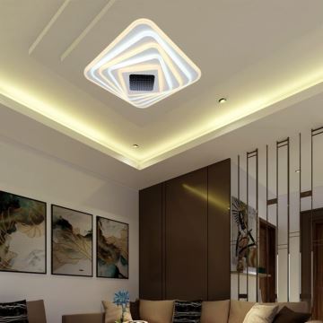 LED Dimmelhető mennyezeti lámpa LED/150W/230V 3000-6500K + távirányítás