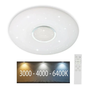 LED Dimmelhető mennyezeti lámpa LED/40W/230V 3000K/4000K/6500K + távirányító