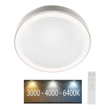 LED Dimmelhető mennyezeti lámpa LED/40W/230V 3000K/4000K/6500K + távirányító