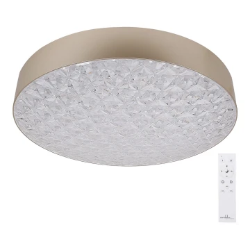 LED Dimmelhető mennyezeti lámpa LUXON LED/60W/230V 2800-6500K bézs + távirányító