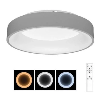 LED Dimmelhető mennyezeti lámpa NEST LED/40W/230V 3000-6500K szürke