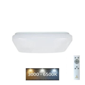 LED Dimmelhető mennyezeti lámpa OPAL LED/36W/230V 3000-6500K + távirányítás