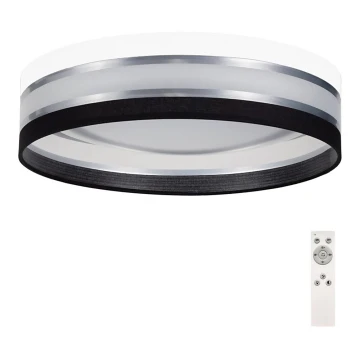 LED Dimmelhető mennyezeti lámpa SMART CORAL LED/24W/230V fekete/fehér + távirányító