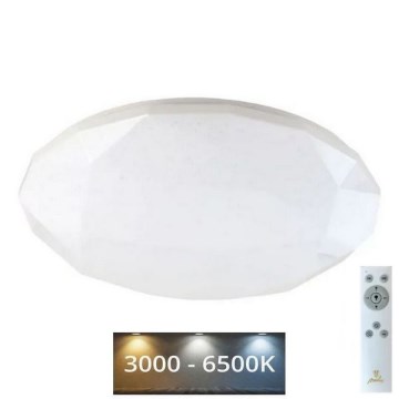 LED Dimmelhető mennyezeti lámpa STAR LED/48W/230V 3000-6500K + távirányítás