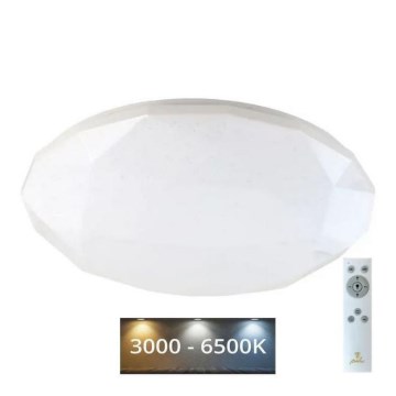 LED Dimmelhető mennyezeti lámpa STAR LED/60W/230V 3000-6500K + távirányítás