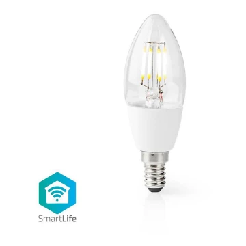 LED Dimmelhető okos izzó C37 E14/5W/230V