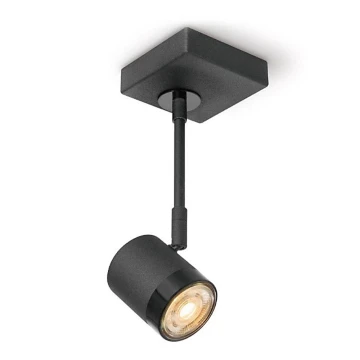 LED Dimmelhető spotlámpa MANU 1xGU10/5,8W/230V fekete