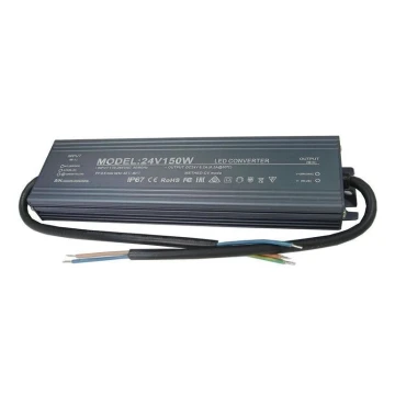 LED Elektronikus transzformátor 150W/24V IP67