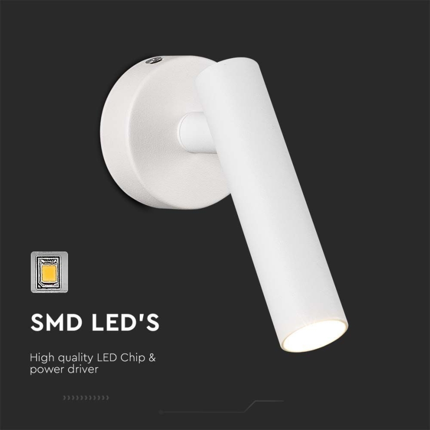 LED Fali spotlámpa LED/2W/230V 3000K fehér