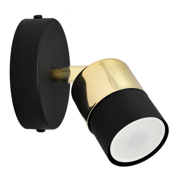 LED Fali spotlámpa TUBSSON 1xGU10/4,8W/230V fekete/arany