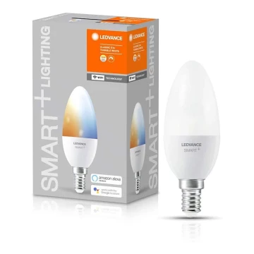 LED fényerő-szabályozós izzó SMART+ E14/5W/230V 2,700K-6,500K Wi-Fi - Ledvance