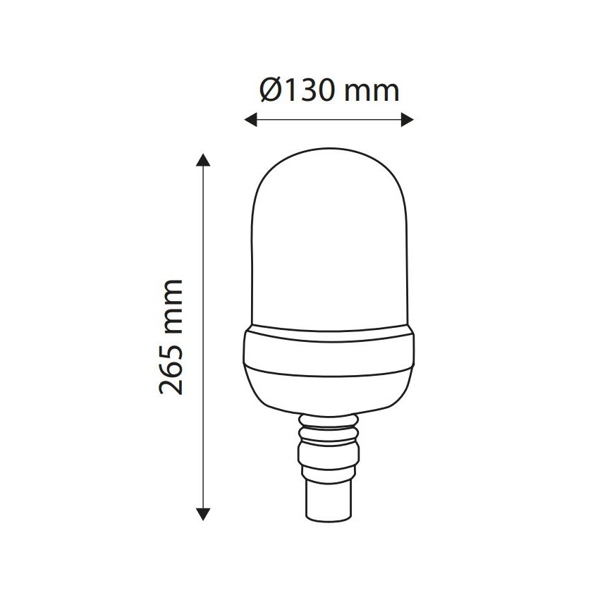 LED Figyelmeztető villogó LIGHT LED H1/12-24V