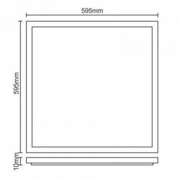 LED fügessztett mennyezeti panel LED/40W/230V 4500K