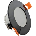 LED Fürdőszobai beépíthető lámpa BONO LED/5W/230V 3000K IP65 fekete