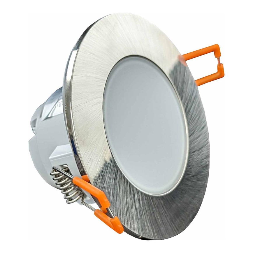 LED Fürdőszobai beépíthető lámpa BONO LED/5W/230V 4000K IP65 króm