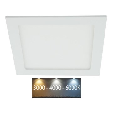 LED Fürdőszobai beépíthető lámpa LED/18W/230V 3000/4000/6000K IP44